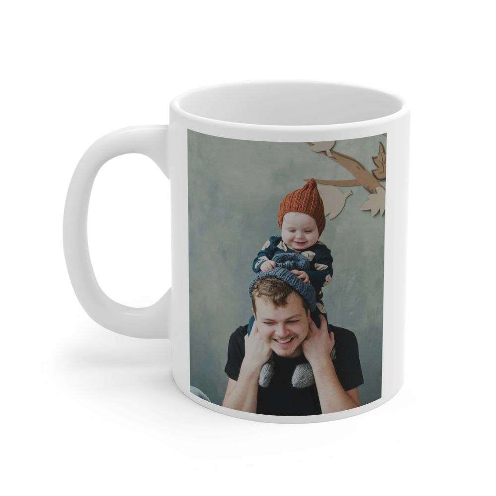 Personalised Mug for Him - Photo, Initial & Name